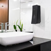 Robustt Manual Wall Mounted Liquid Soap Dispenser - (Black, 200 ML)